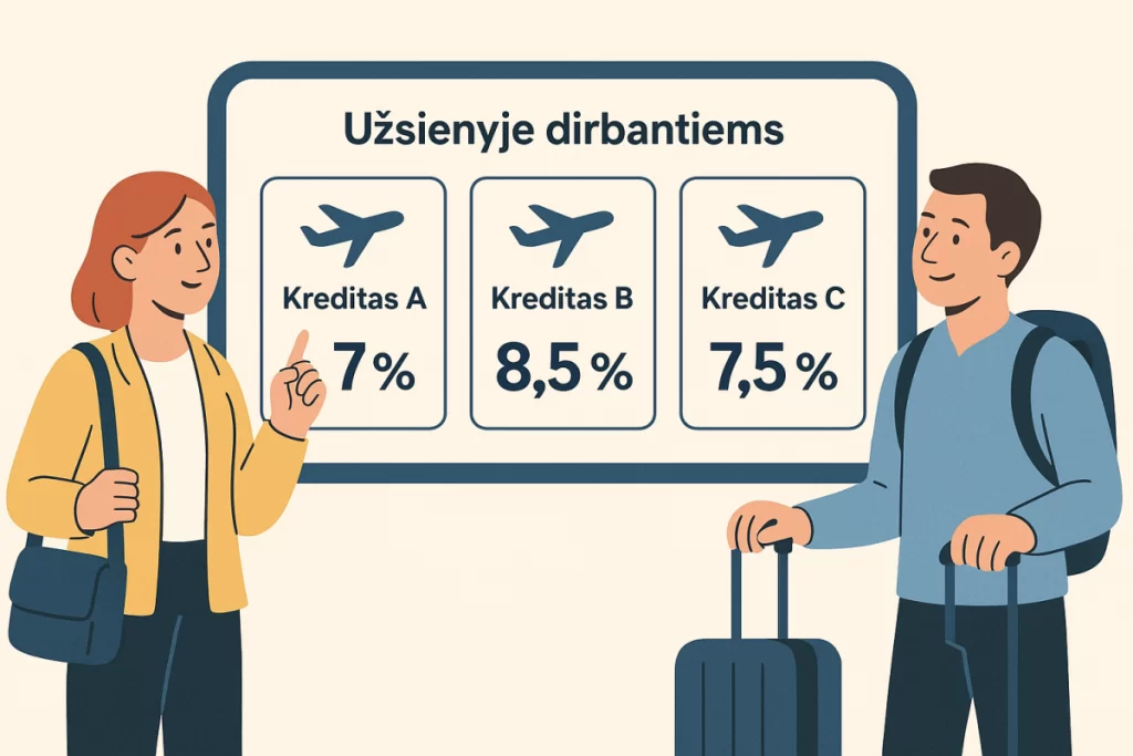 Kreditai dirbantiems užsienyje